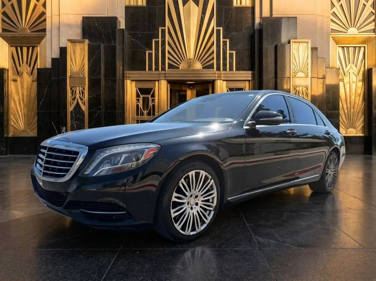 2016 Mercedes-Benz S-Class S 550 in Black over Black