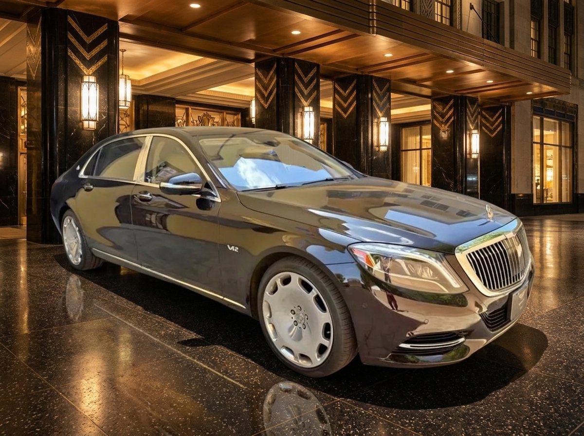 2016 Mercedes-Maybach S 600 in Black over Tan